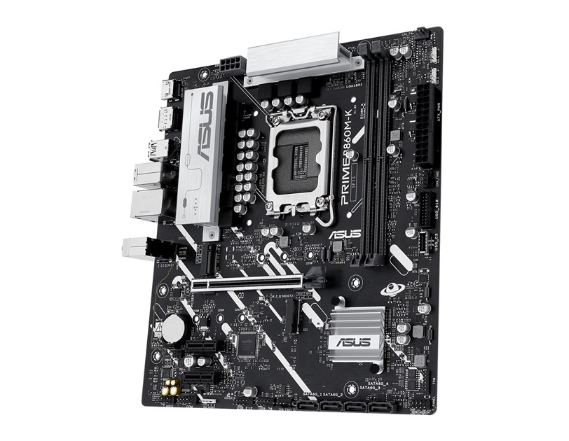 Asus MB Prime B860M-K, S.1851, 2xDDR5/8400(OC), 2.5G-LAN, HDMI/DP, mATX