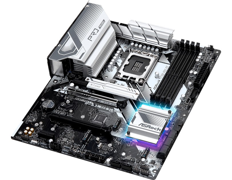 ASRock MB Z790 PRO RS , S.1700, 4xDDR5/7200(OC), PCIe 5.0, 2.5G-LAN, HDMI/DP, USB-C, ATX