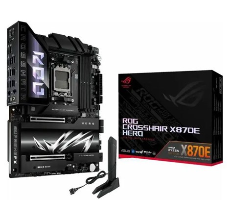 Asus MB ROG Crosshair X870E Hero, S.AM5, 4xDDR5/8600(OC), PCIe 5.0, 5 G-LAN, USB4, HDMI, WiFi, ATX