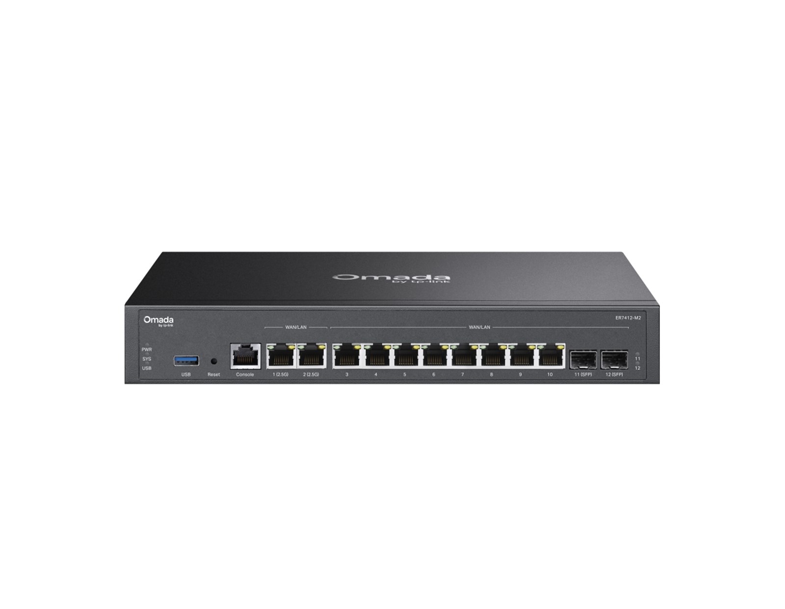 TP-Link Omada Gigabit VPN usmjerivač (Router) 2×2.5G RJ45 WAN (1xWAN/LAN), 2×Gigabit SFP WAN/LAN, 8×Gigabit RJ45 WAN/LAN, 1×USB 3.0