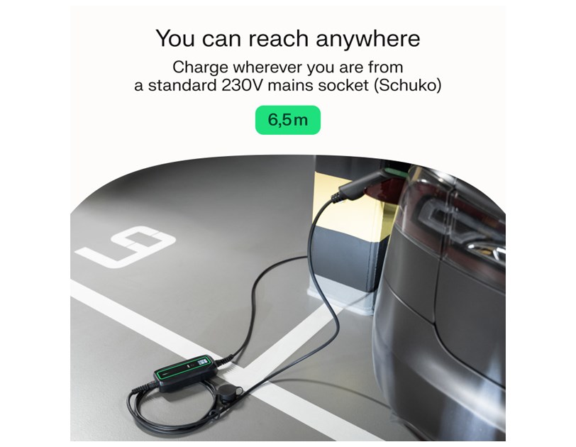 Green Cell (EV16) 3.6kW, 10/16A Schuko - Tip 2 mobilni punjač za punjenje električnih vozila i Plug-In hibrida 6.5m