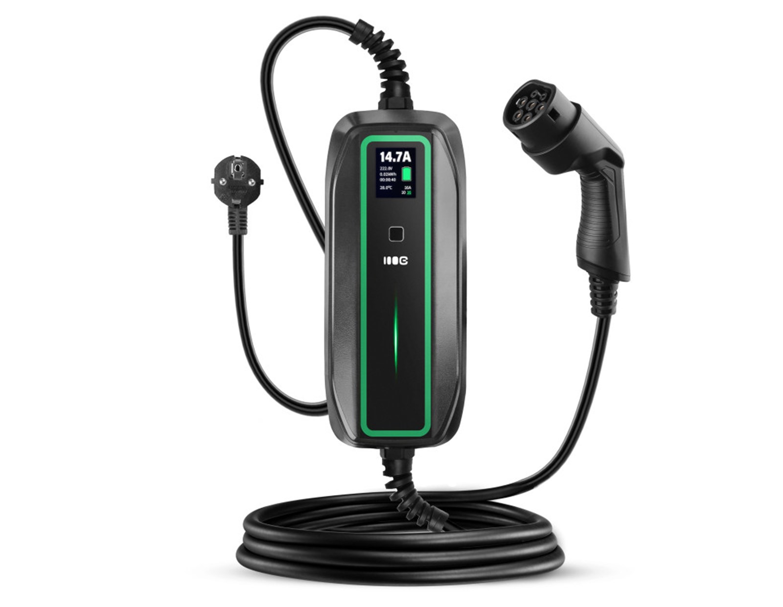 Green Cell (EV16) 3.6kW, 10/16A Schuko - Tip 2 mobilni punjač za punjenje električnih vozila i Plug-In hibrida 6.5m