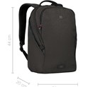 Wenger ruksak MX Light za prijenosnike do 16", 21 L, crni