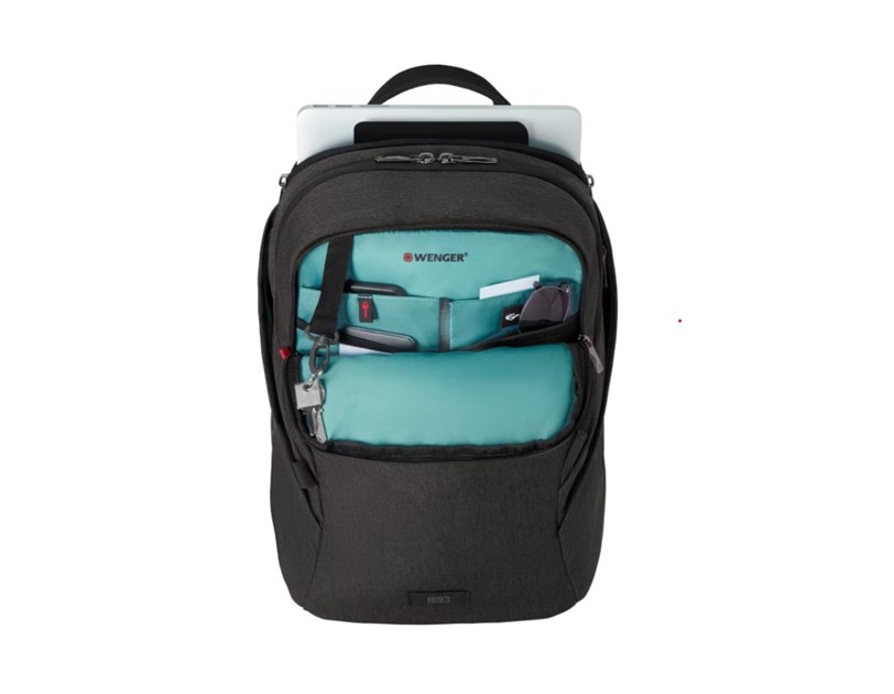 Wenger ruksak MX Light za prijenosnike do 16", 21 L, crni