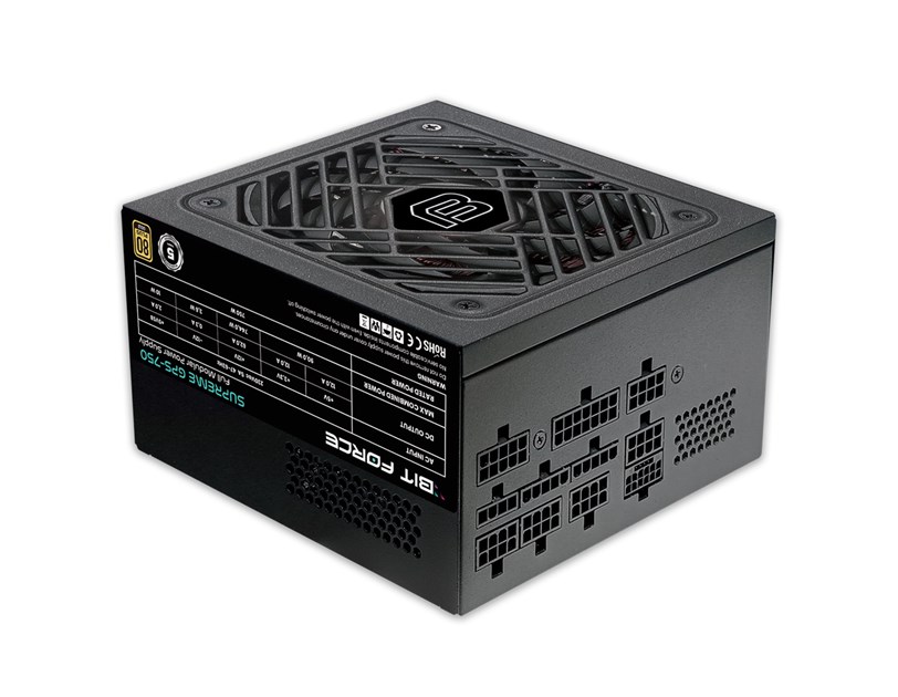 BIT FORCE napajanje 750W 80+ GOLD SUPREME GPS-750, modularno, ATX 3.1, PCI-E 5.1, FDB