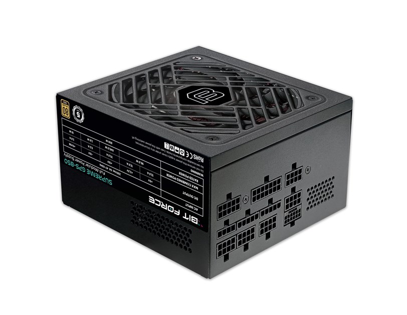 BIT FORCE napajanje 850W 80+ GOLD SUPREME GPS-850, modularno, ATX 3.1, PCI-E 5.1, FDB