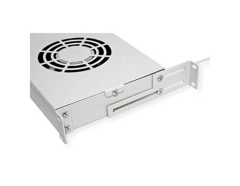 Roline 19" ventilacijski modul s 2 ventilatora i termostatom, sivi