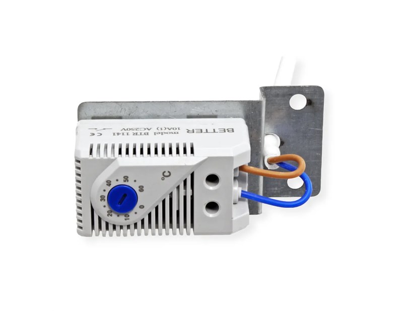 Roline 19" krovni ventilacijski modul s 4 ventilatora i termostatom, sivi