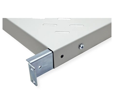 Roline 19" 1U fiksna polica, D=500mm, nosivost 50kg, siva