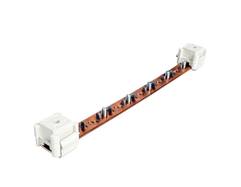 Roline 19" šina za izjednačavanje potencijala, 220mm + kabel za uzemljenje