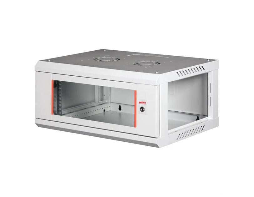 Roline 19" 4U 600×450×290 Basic Plus zidni ormar, sivi