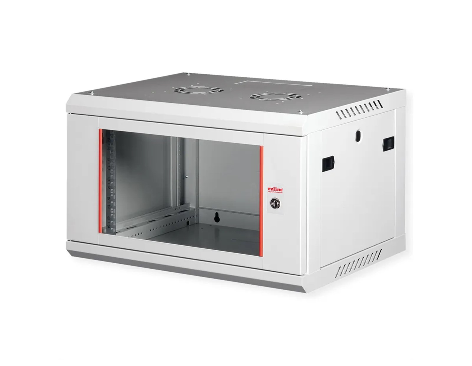 Roline 19" 6U 600×450×379 Basic Plus zidni ormar, sivi