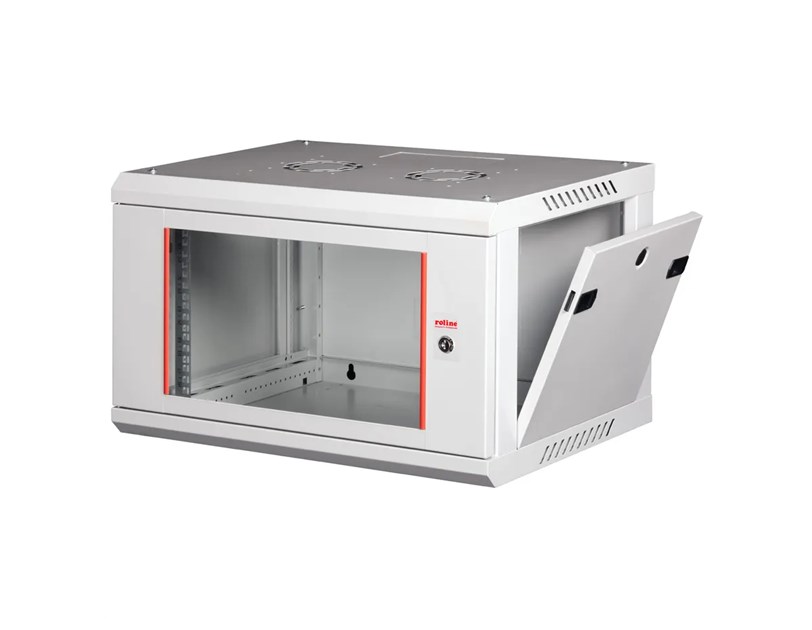 Roline 19" 6U 600×450×379 Basic Plus zidni ormar, sivi