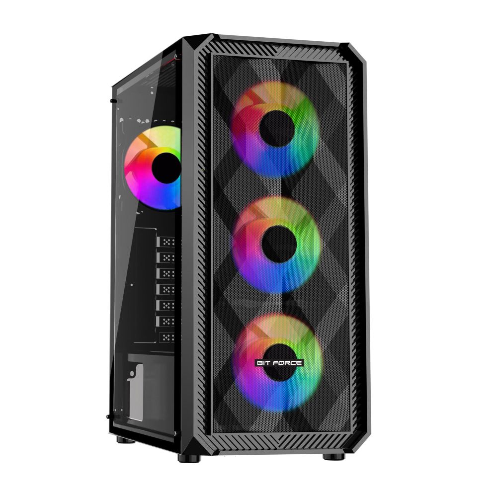 BIT FORCE računalo GAMER PC Ryzen 5 5500, 32GB DDR4, 1TB SSD, RTX 5060 8GB, Win...