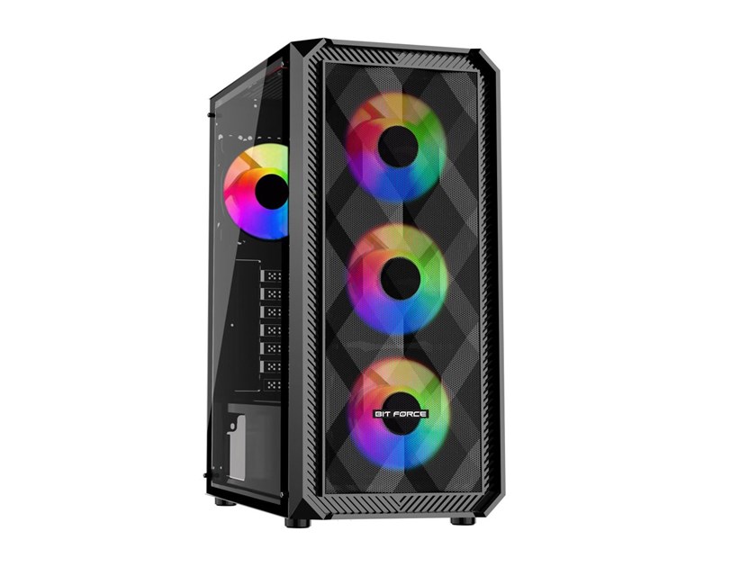 BIT FORCE računalo GAMER PC Ryzen 5 5600, 32GB DDR4, 1TB SSD, RX 7600 8GB, Win 11 Pro
