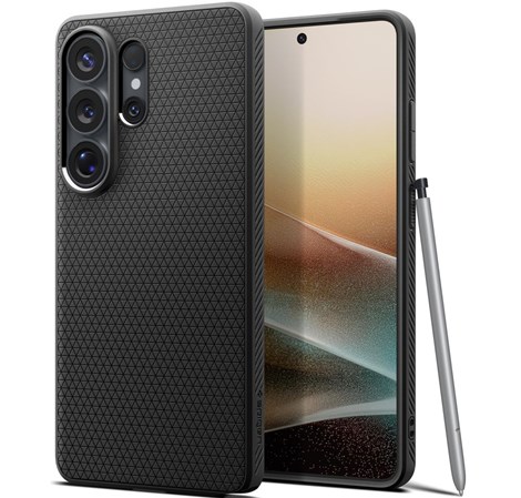 Spigen Liquid Air, matte black - Samsung Galaxy S26 Ultra (ACS10670)