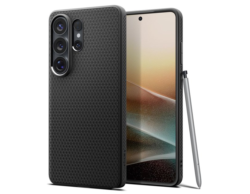 Spigen Liquid Air, matte black - Samsung Galaxy S26 Ultra (ACS10670)