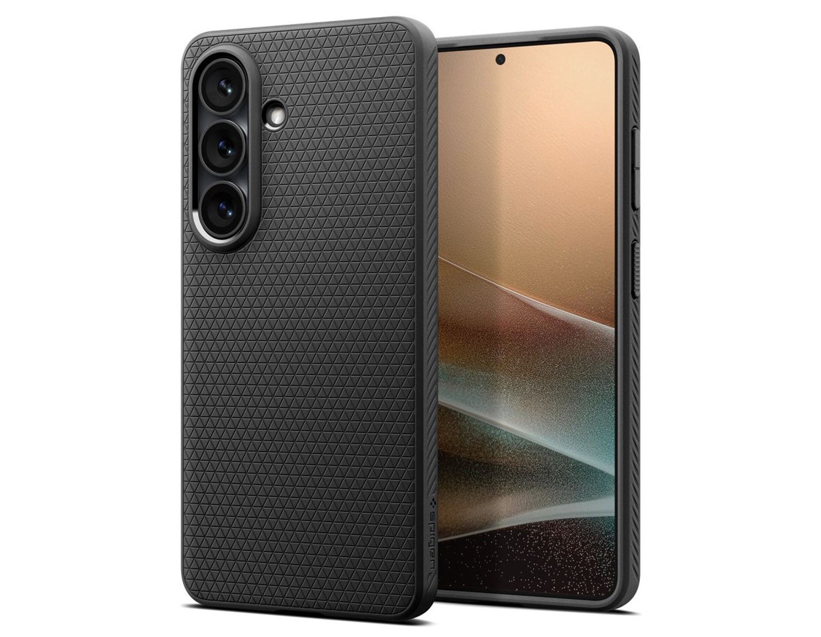 Spigen Liquid Air, matte black - Samsung Galaxy S26+ (ACS10700)