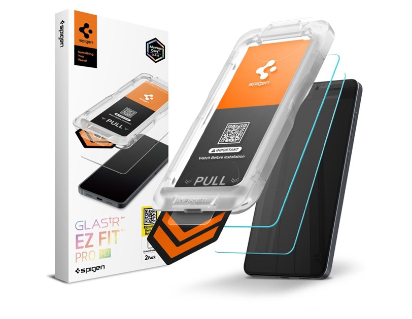 Spigen Glass tR EZ Fit Pro HD 2 Pack, transparency - Samsung Galaxy S26+ (AGL11084)