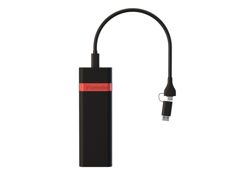 Verbatim kućište za M.2 NVMe SSD dizajn bez alata, M-Key, B+M Key, USB 3.2 brzine do 10 Gbps