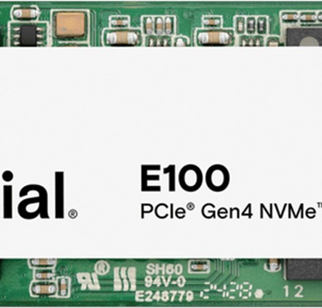 Crucial E100 1TB M.2 2280 NVMe SSD R/W:5000/4500 (CT1000E100SSD8)
