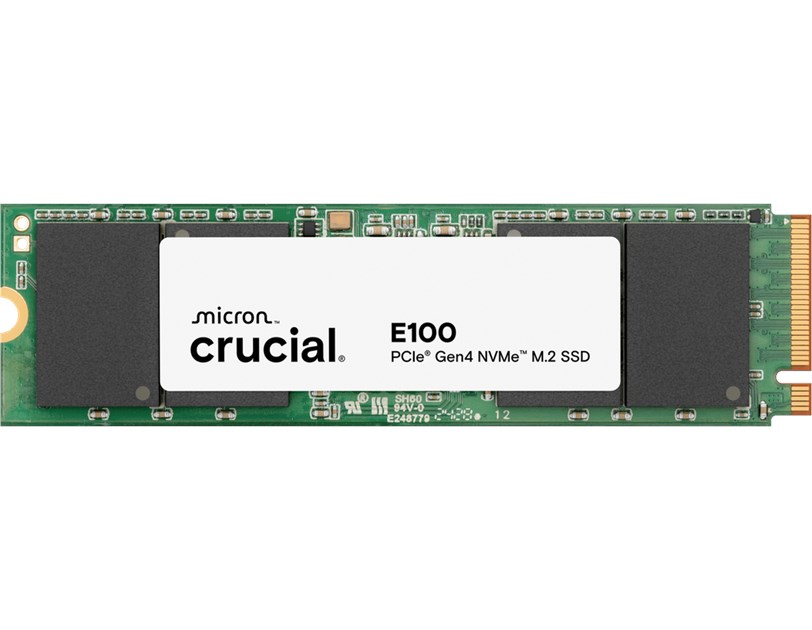 Crucial E100 1TB M.2 2280 NVMe SSD R/W:5000/4500 (CT1000E100SSD8)