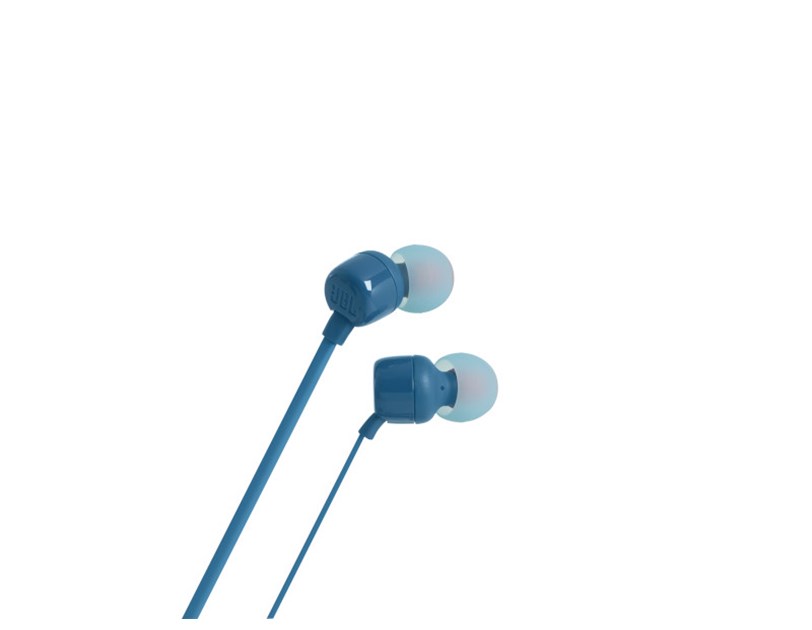 JBL T110E, in-ear slušalice s mikrofonom i upravljanjem s jednom tipkom, plave