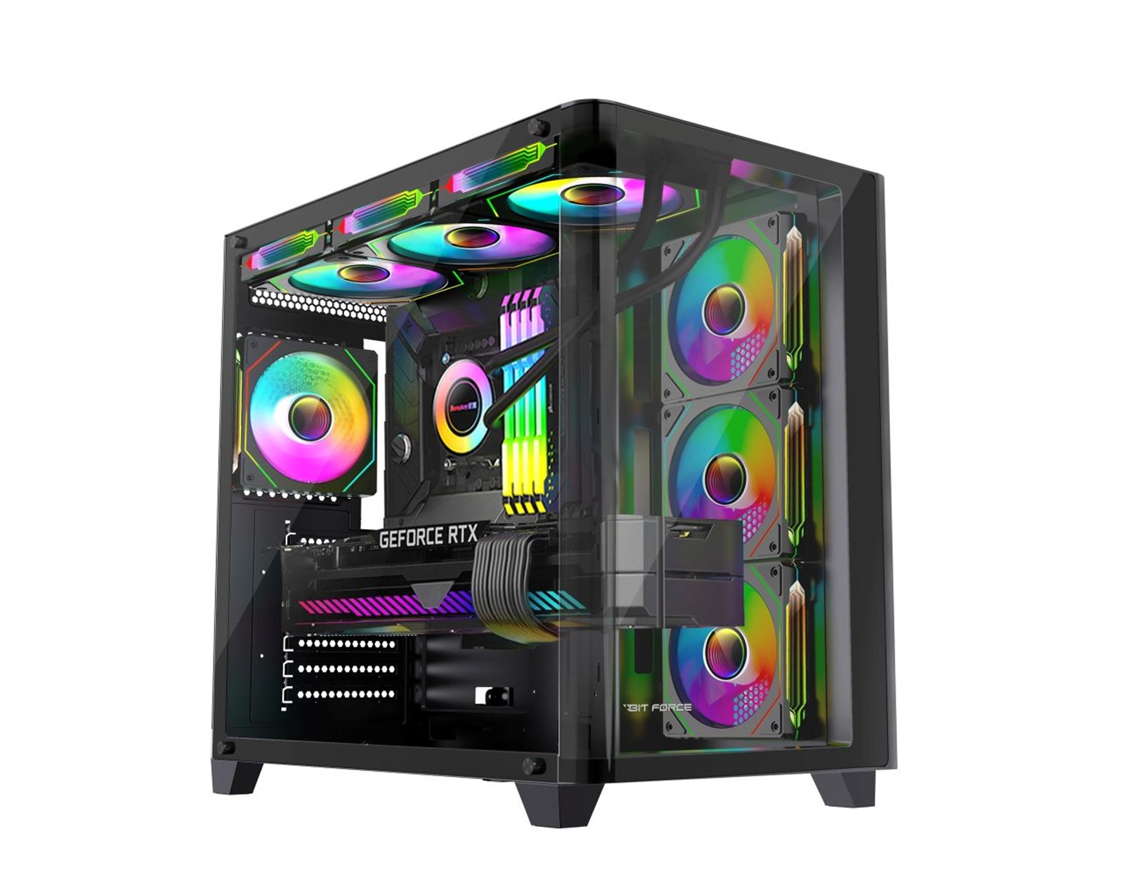 BIT FORCE računalo GAMER PRO PC Ryzen 7 7800X3D, 32GB DDR5, 2TB SSD, RTX 5060Ti 16GB, Win 11 Pro