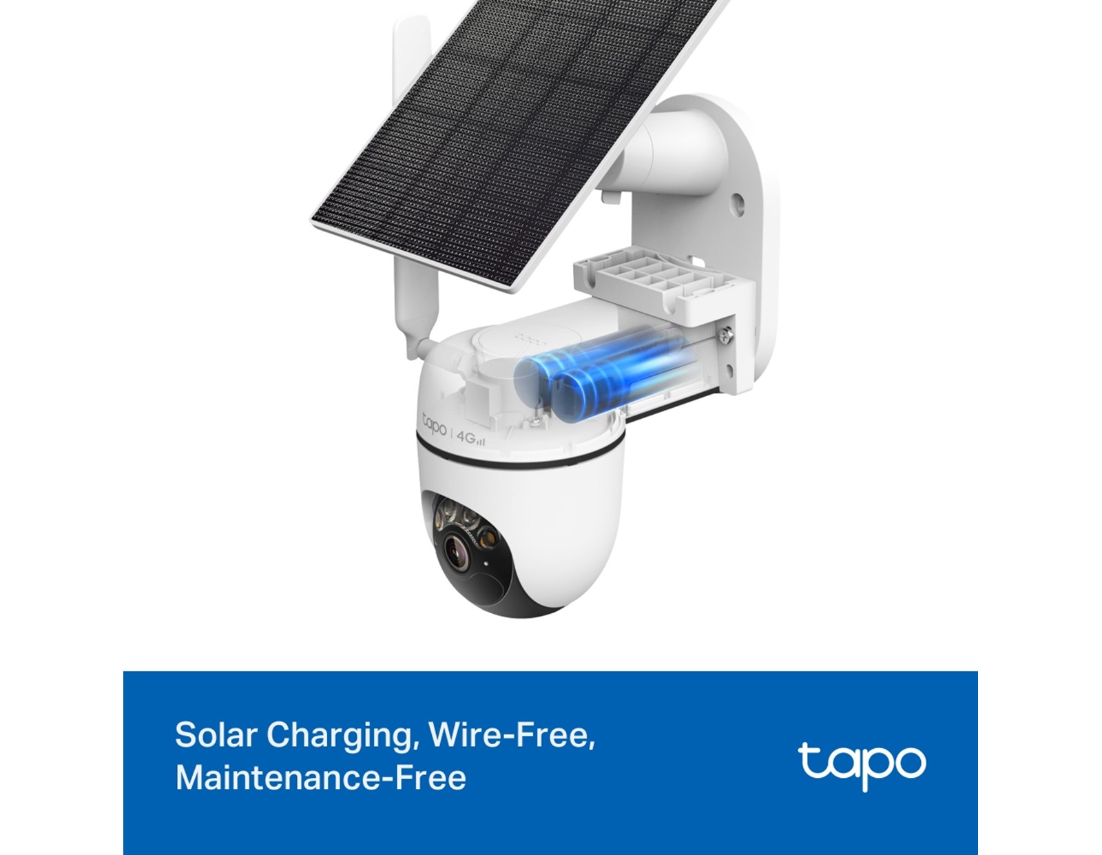 TP-Link Tapo C615G  kamera + Tapo A201 Solar panel 2K 3MP, Color Night Vision, microSD, 2×Spotlights, dvosmjerni audio, detekcija pokreta, vodootporna IP65, Wi-Fi, Tapo app