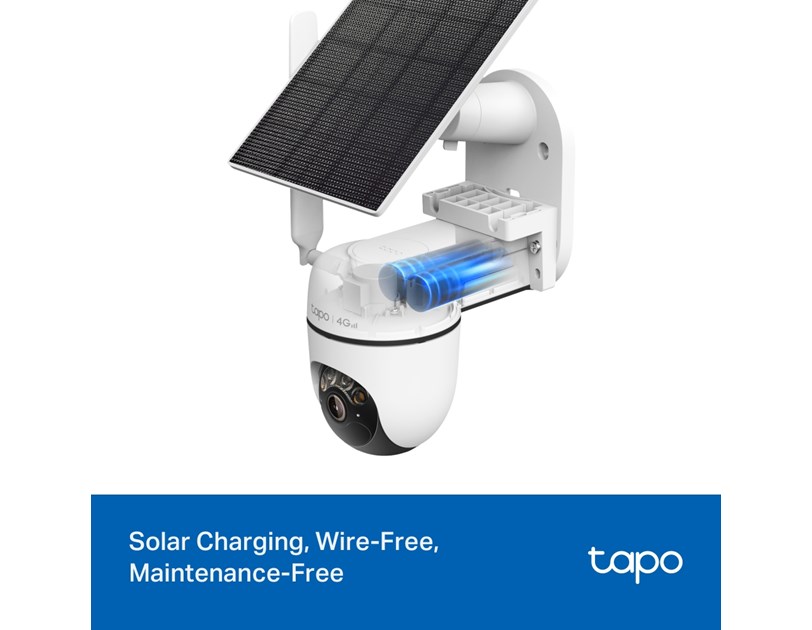 TP-Link Tapo C615G  kamera + Tapo A201 Solar panel 2K 3MP, Color Night Vision, microSD, 2×Spotlights, dvosmjerni audio, detekcija pokreta, vodootporna IP65, Wi-Fi, Tapo app
