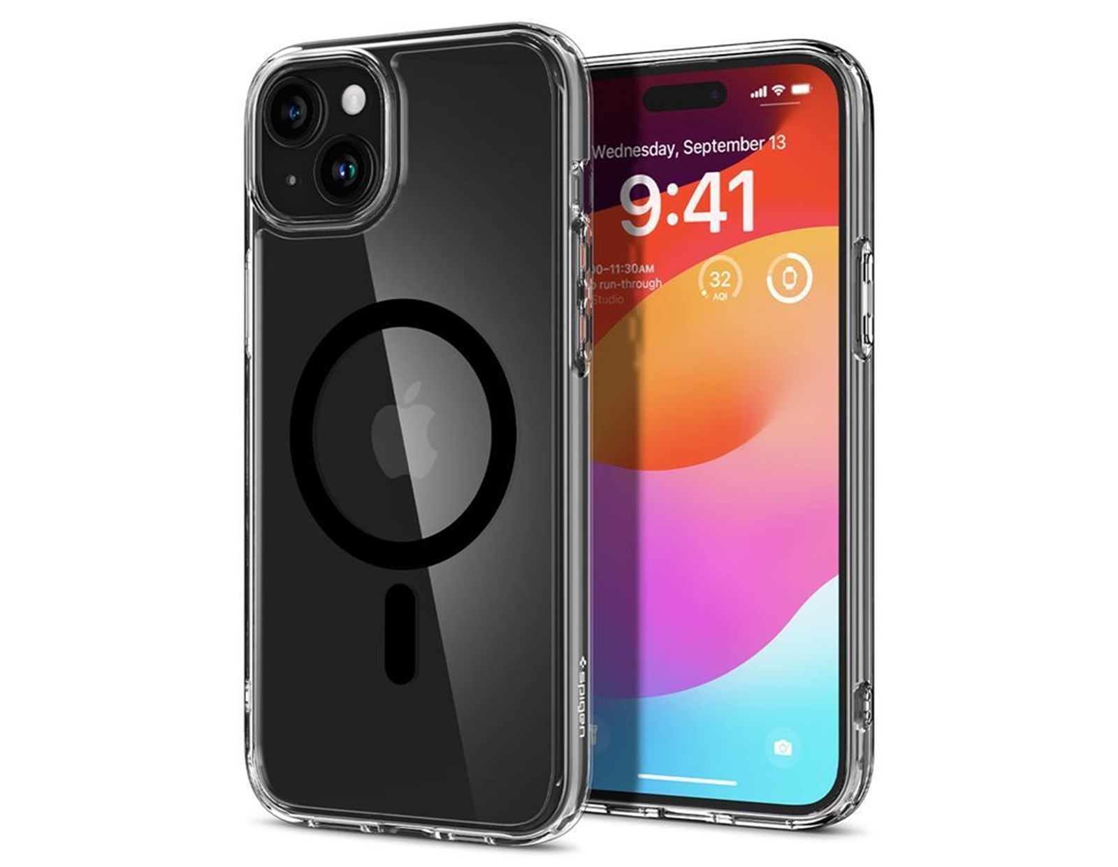 Spigen Ultra Hybrid MagSafe, black - iPhone 15