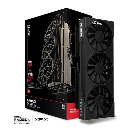 XFX Radeon RX 9070 XT Triple Fan 16GB GDDR6, PCIe 5.0x16, 1×HDMI/3×DP SI ONLY, BULK