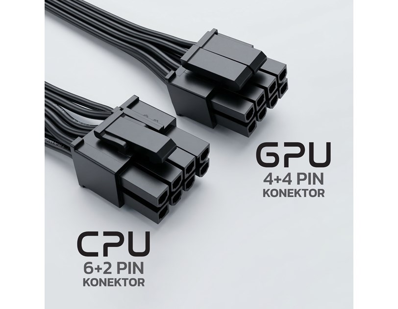 BIT FORCE napajanje 850W 80+ GOLD SUPREME GPS-850, modularno, ATX 3.1, PCI-E 5.1, FDB