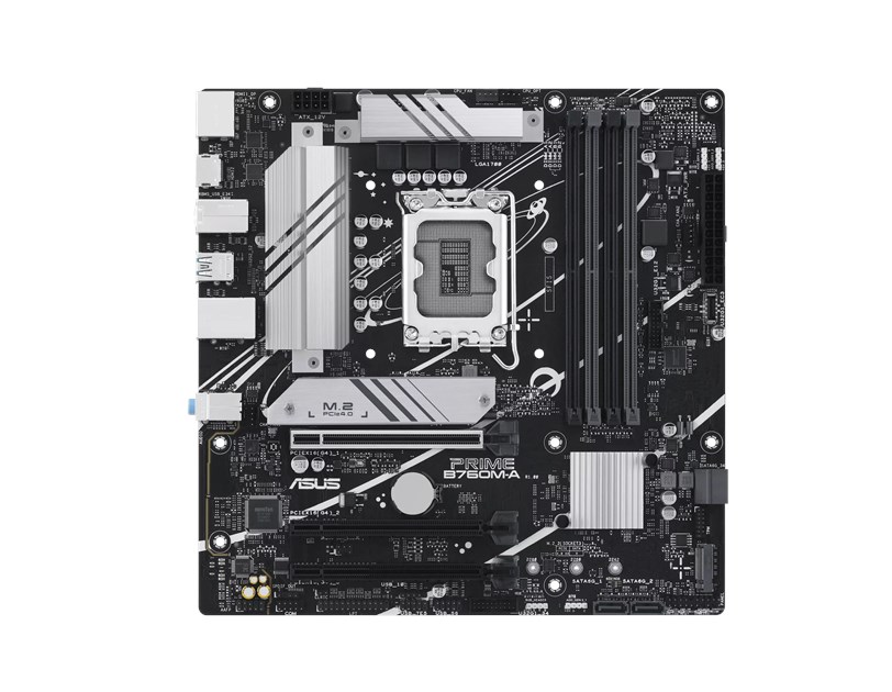 Asus MB PRIME B760M-A-CSM, S.1700, 4xDDR5/7200(OC), PCIe 4.0, 2×HDMI/DP, mATX