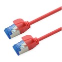 Roline  S/FTP (PiMF) Data Center mrežni kabel, Cat.6A (Class EA), slim, LSOH, tangle free, 7.0m, crveni
