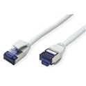 Roline S/FTP (PiMF) Cat.6a Data Center mrežni kabel (Class EA), Slim, LSOH, tangle free, sivi, 0.3m