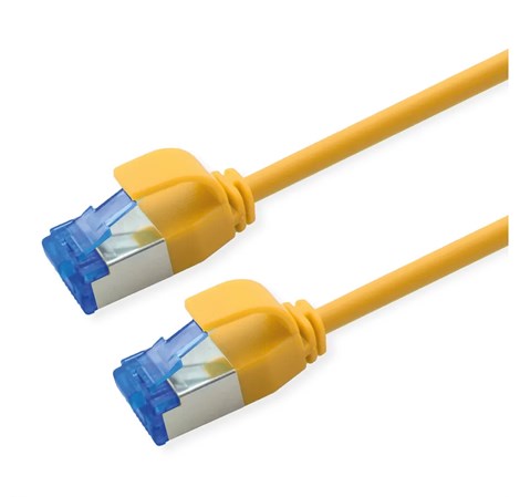 Roline  S/FTP (PiMF) Data Center mrežni kabel, Cat.6A (Class EA), slim, LSOH, tangle free, 3.0m, žuti