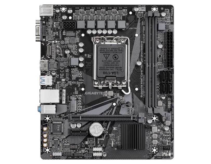 Gigabyte MB H610M H V3 DDR4, S.1700, 2xDDR4/3200, PCIe 4.0, G-LAN, VGA/HDMI, mATX
