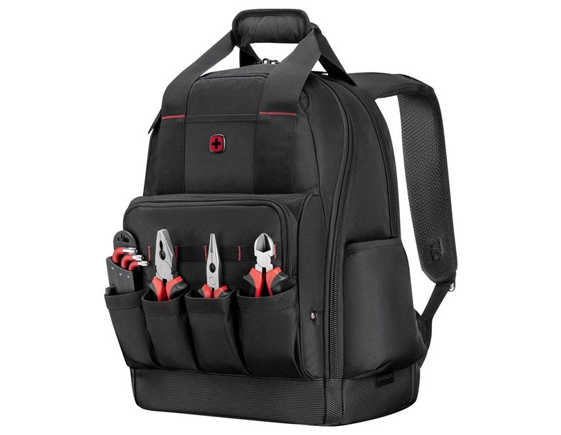Wenger ruksak Tool Backpack Advanced, sa pretincom za alat i prijenosnik do 16, crni