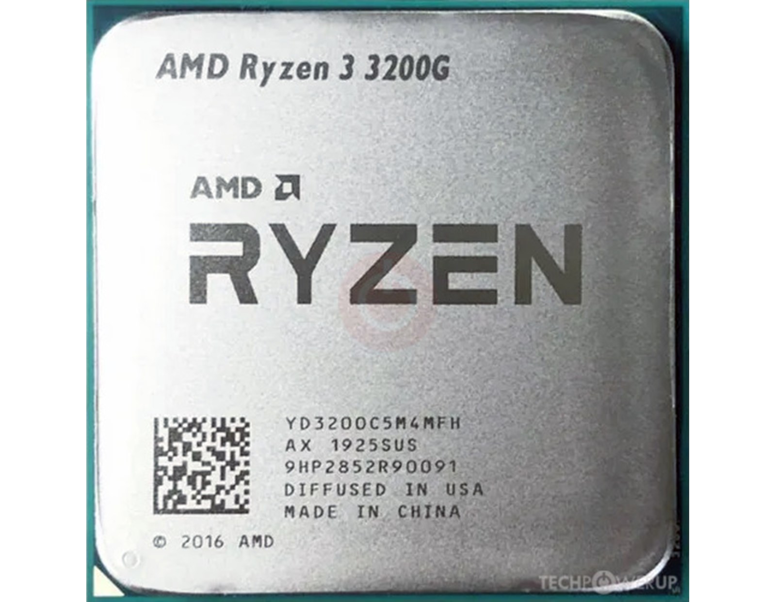 AMD Ryzen 3 3200G (3.6/4.0 GHz) Socket AM4, 6MB cache, 65W, Radeon Vega Graphics, tray