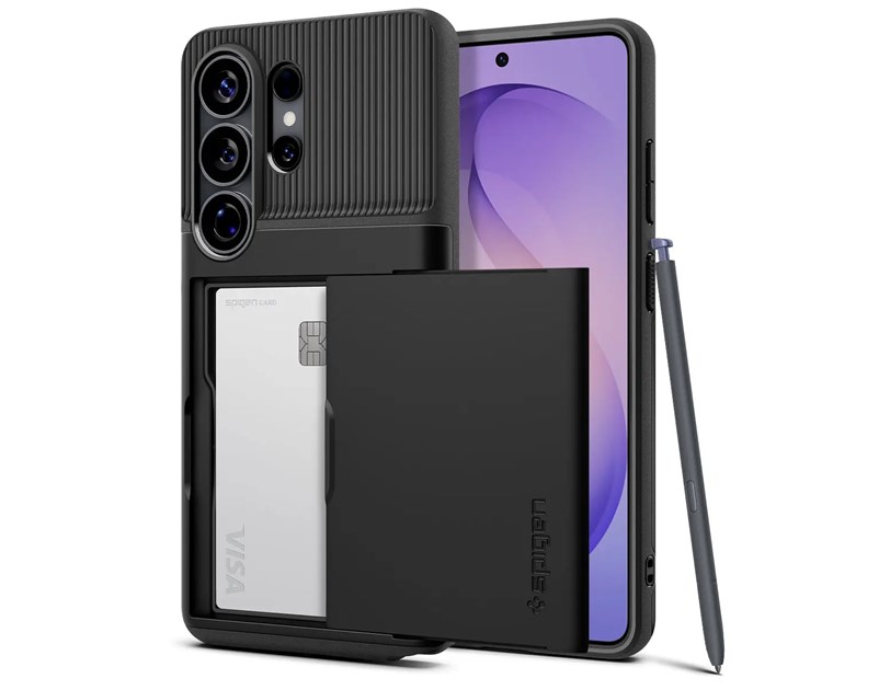 Spigen Slim Armor CS, crna - Samsung Galaxy S26 Ultra (ACS11036)