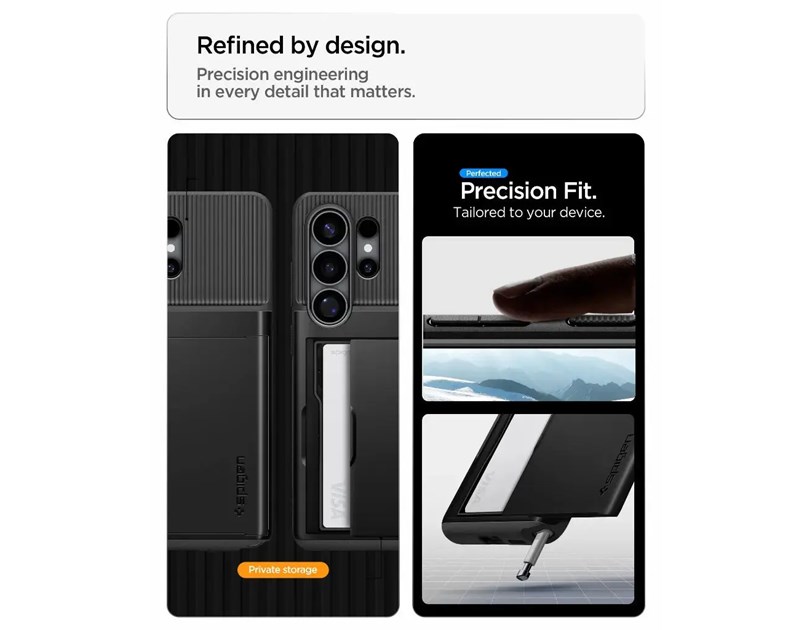 Spigen Slim Armor CS, crna - Samsung Galaxy S26 Ultra (ACS11036)