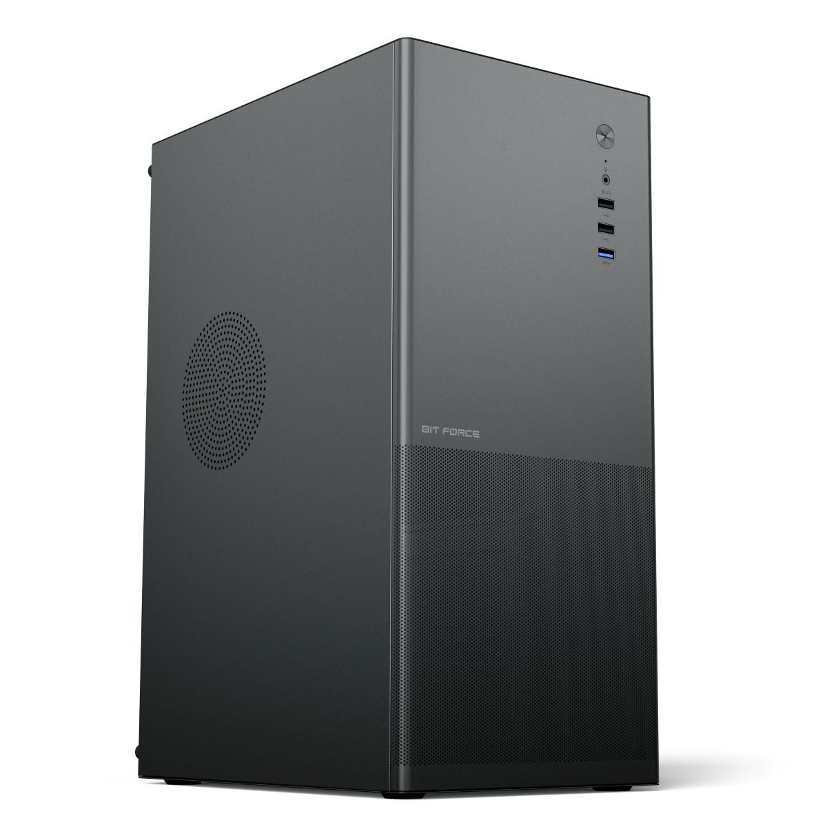 Bit Force MAGNUM BS-3 Mid Tower ATX kućište bez napajanja, crno