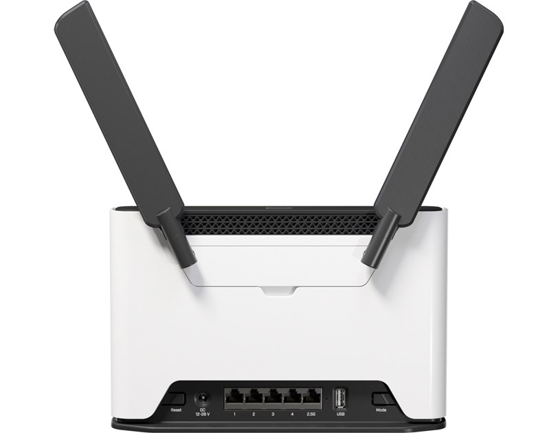 Mikrotik Chateau LTE7 ax, Wi-Fi 6 dual-band router, 4×1G + 1×2,5G LAN, LTE Cat7 modem (R11e-LTE7), RouterOS v7