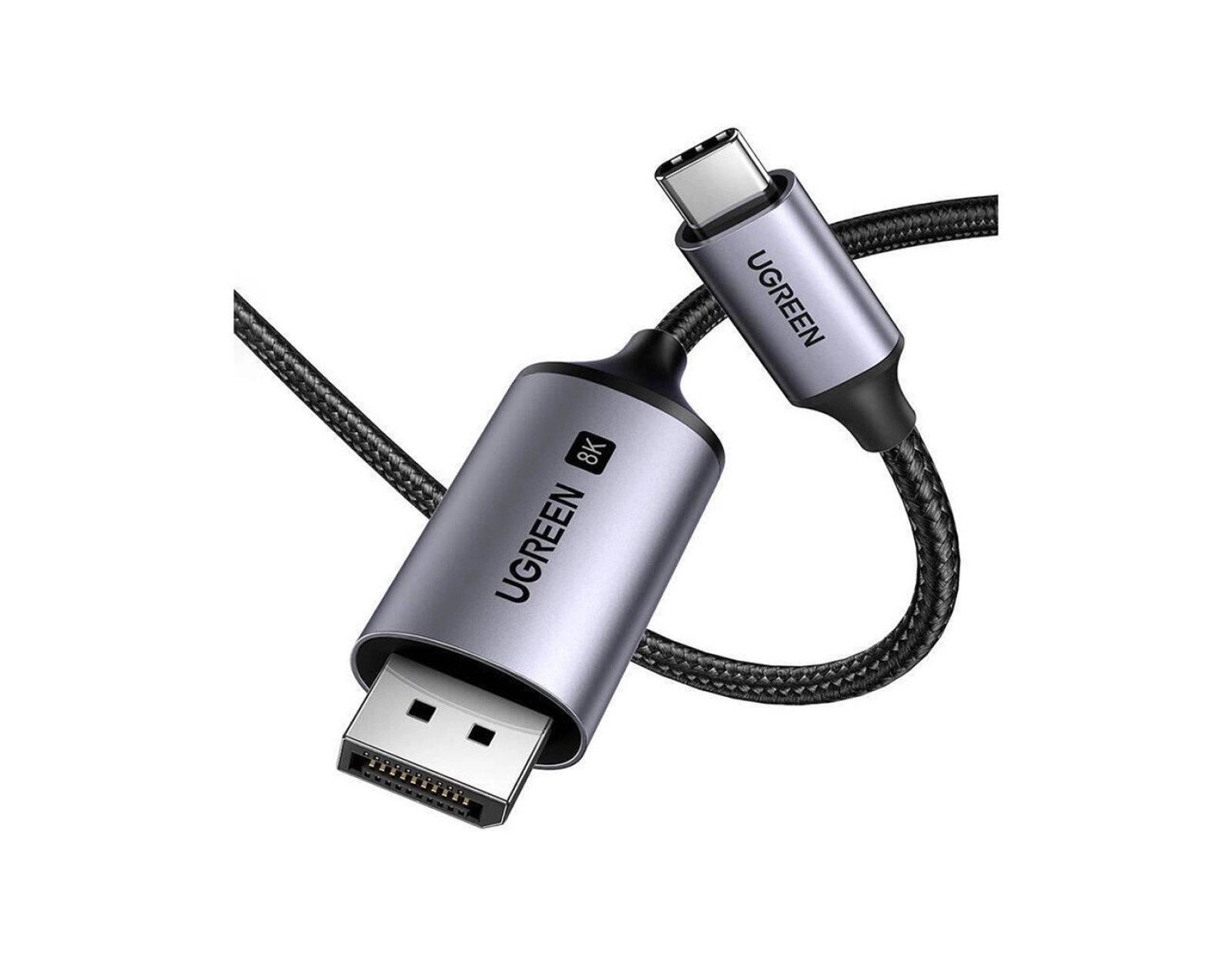 UGREEN kabel , USB C (M) na Displayport (M), 2m, 8K@60Hz, crni