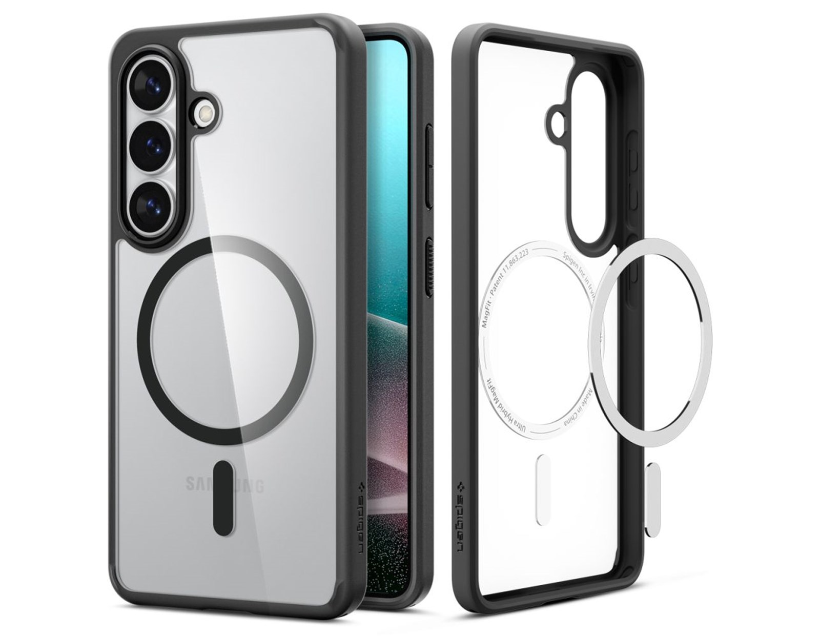 Spigen Ultra Hybrid MagSafe, matt crna - Samsung Galaxy S26+ (ACS10710)