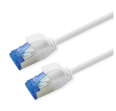 Roline  S/FTP (PiMF) Data Center mrežni kabel, Cat.6A (Class EA), slim, LSOH, tangle free, 2.0m, bijeli