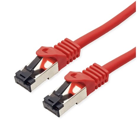 Roline VALUE S/FTP mrežni kabel Cat.8 (Class I), LSOH, stranded, 3.0m, crveni