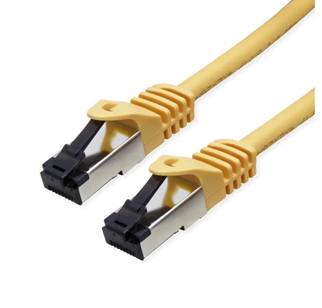 Roline VALUE S/FTP mrežni kabel Cat.8 (Class I), LSOH, stranded, 2.0m, žuti