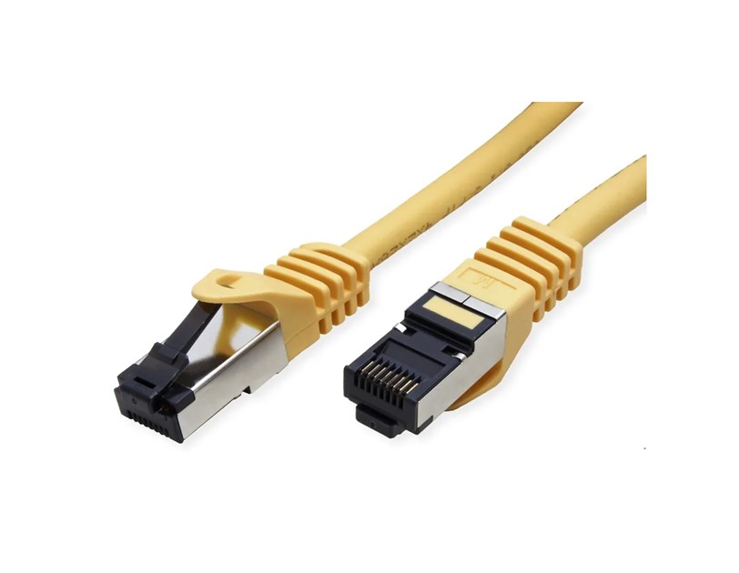Roline VALUE S/FTP mrežni kabel Cat.8 (Class I), LSOH, stranded, 2.0m, žuti